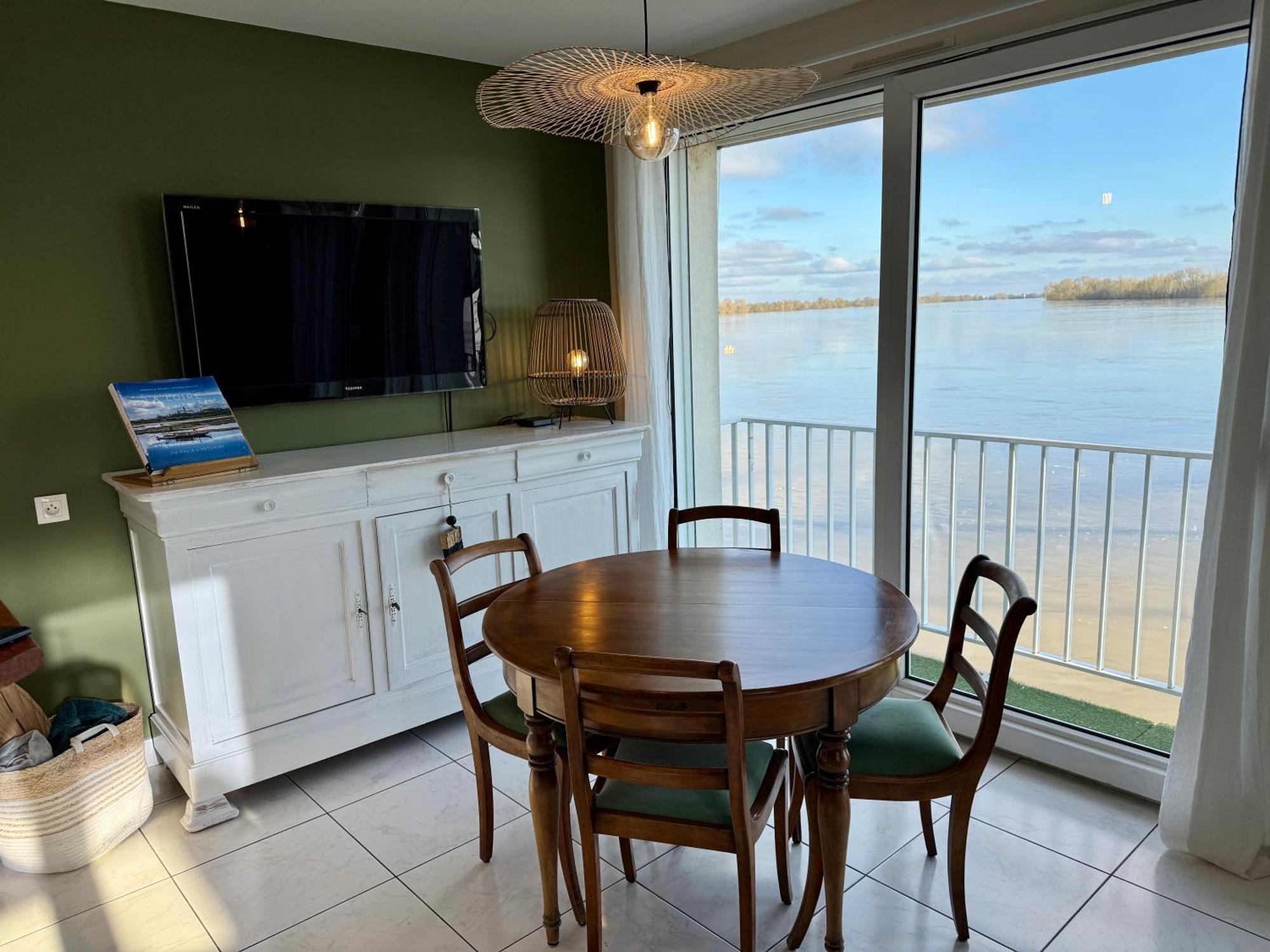 Gite Loirizon Vue Loire 4 Personnes Ingrandes  Buitenkant foto